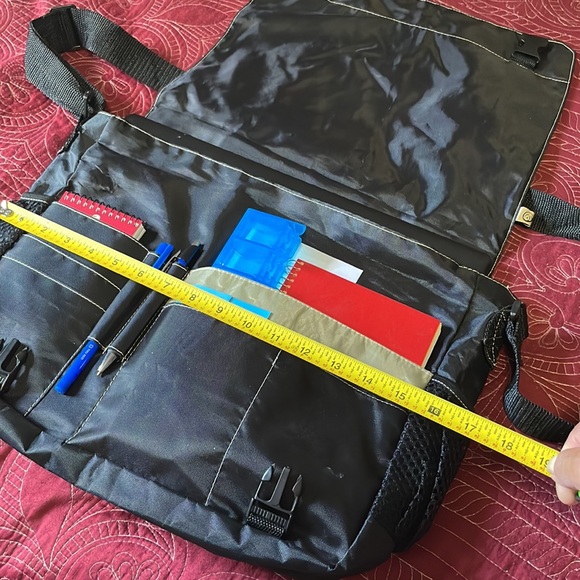 COCA’COLA Messenger Flap Over Bag in black color - Picture 13 of 16